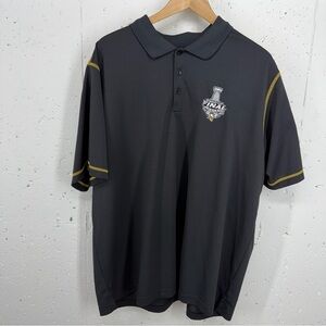 Antigua Men’s Size XXL Pittsburgh Penguins 2016 Stanley Cup Black Polo Shirt